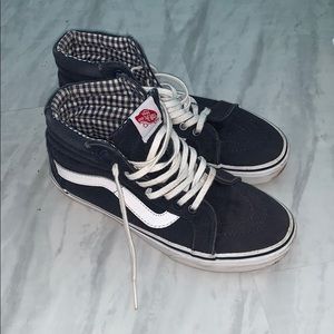 Navy Blue Hightop Vans